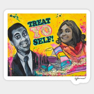 Treat Yo Self Sticker